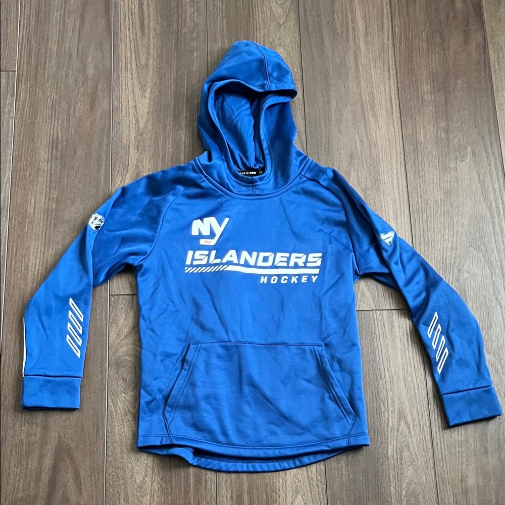 Fanatics Blue Islanders Hockey Kids Hoodie